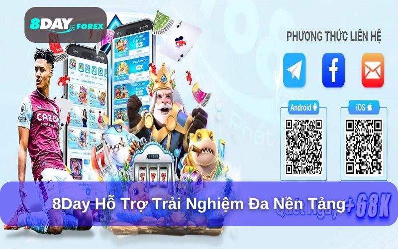 8Day hỗ trợ trải nghiệm đa dạng nền tảng